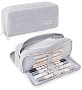 iSuperb Large Pencil Pouch 3 Compartments Pencil Case Big Capacity Pencil Bag for Kids Teen Girls...
