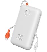VIYISI Portable Charger 20000mAh 30W Fast Charging, Power Bank with Built-in Cables & LED Display...