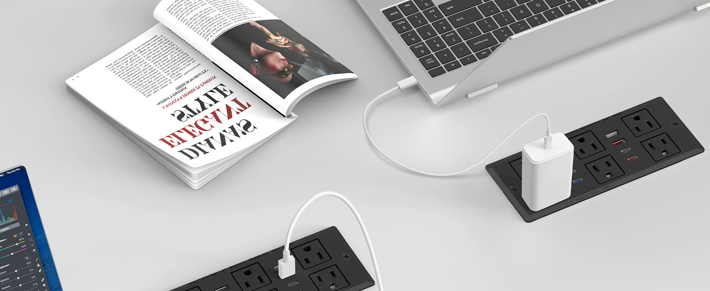 recessed power strip
