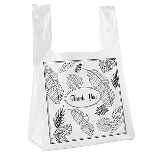 500 Ct Plastic Bags Thank You Reusable Grocery Bag
