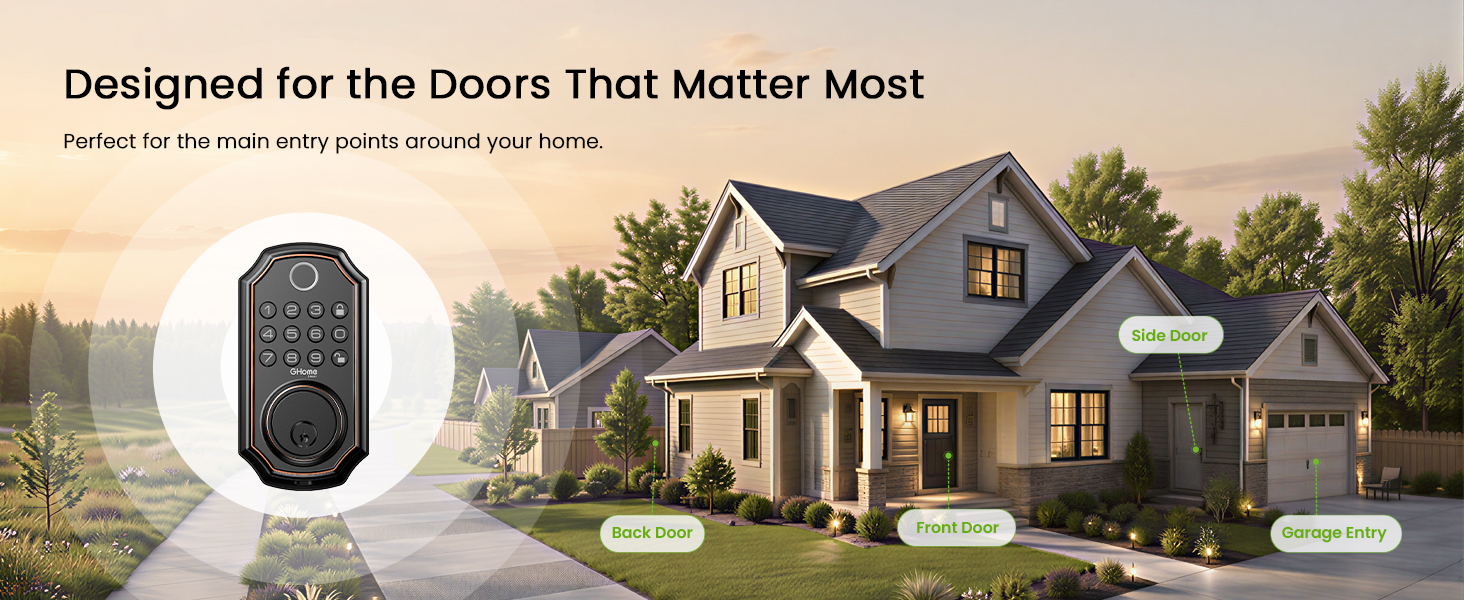 Perfect home entrance lock
