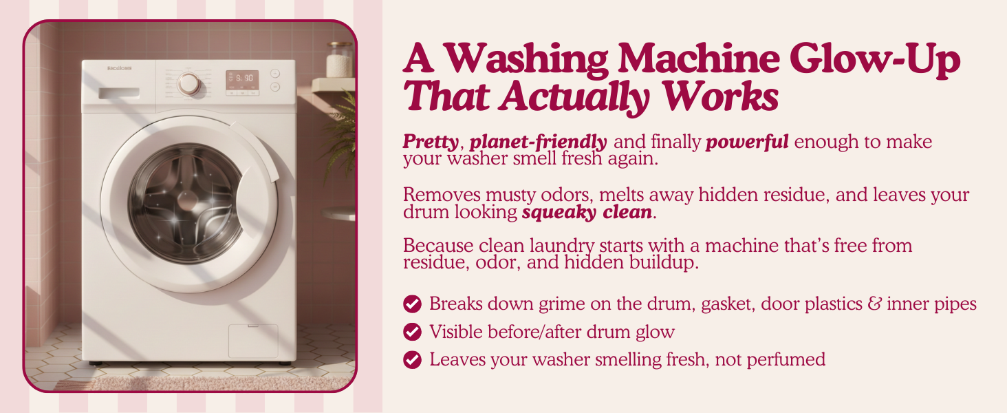 A washing machine clean that actually works