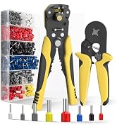 Crimping Tool Set For Electrical Connectors Wire Terminal Crimper