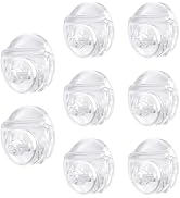 INCREWAY 10Pcs Self Adhesive Acrylic Lock Hasp, Latch Buckles, Hasp Buckles Secure Fasteners Latc...