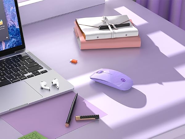 R306C USB C Wireless Mouse for Macbook, iPad, Chromebook
