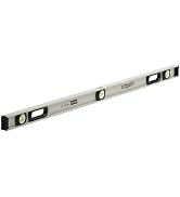 CHANNELLOCK 48-Inch, Professional-Grade Aluminum I-Beam Level with 3 Vials, 5100-0048
