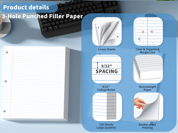 notebook paper college ruled
