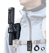 Rugvis Upgraded Magnetic Selfie Stick Holster Mount with Quick-Release Backpack Strap Clip – Univ...