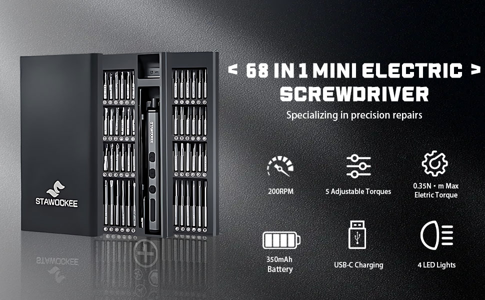 electric screwdriver cordless, precision screwdriver set