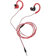 OSALADI 3.5mm Wired Earphones Headset Ear Hook Sports Earbuds in-Ear Headphones for Workout Runni...