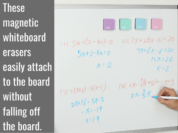 Magnetic Dry Eraser, Whiteboard Eraser, Dry Erasers for Whiteboard,