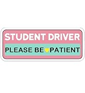 Student Driver Car Magnet, Teen Driver Magnet for Car, 10