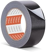 VERSAF Heavy Duty Black Duct Tape - 1.88" x 35 yd, Strong Adhesive Waterproof All-Weather Multipu...