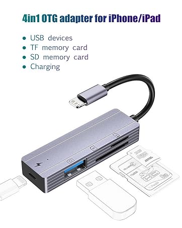 4in1 OTG adapter for iPhone /iPad