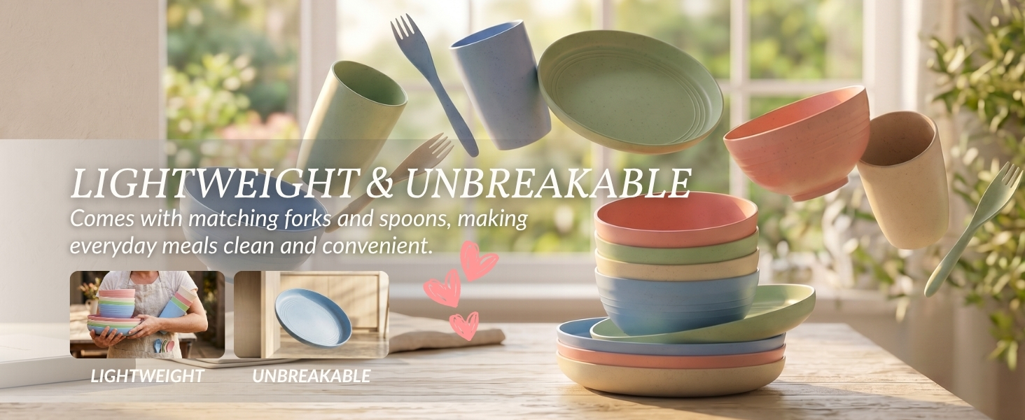plates bowls and cups set unbreakable microwave safe dishes unbreakable dinnerware set plastic dish