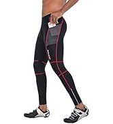 baleaf Men's Cycling Pants 4D Padded Bike Tights Bicycle Biking MTB Long Leggings Pockets UPF 50+
