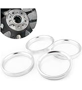 KIFIDAN 4PCS Hub Centric Rings 64.1mm ID to 73.1mm OD,Aluminium Alloy Hubcentric Rings for Reduci...