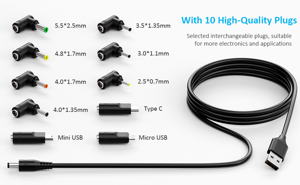 usb to dc power cable