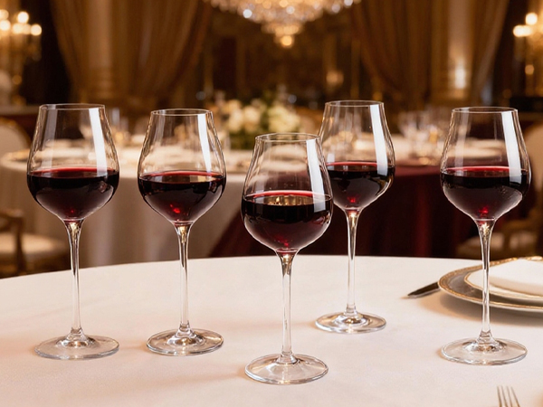 christmas wine glasses