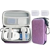 TINNALART Diabetes Supplies Travel Case,Portable Glucose Monitor Case for for Blood Sugar Test St...