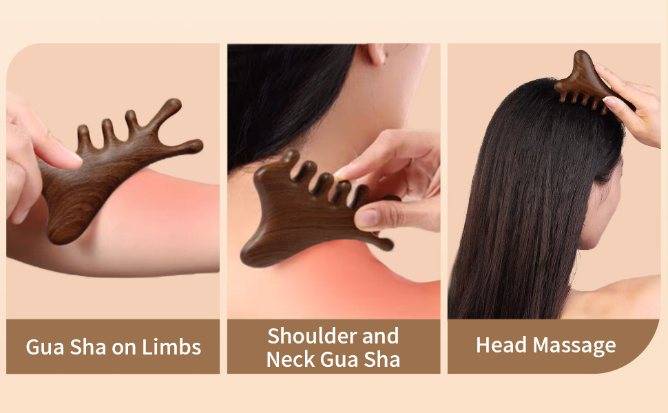 Wooden Scalp Massager