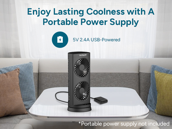 Enjoy Lasting Coolness with A Portable Power Supply