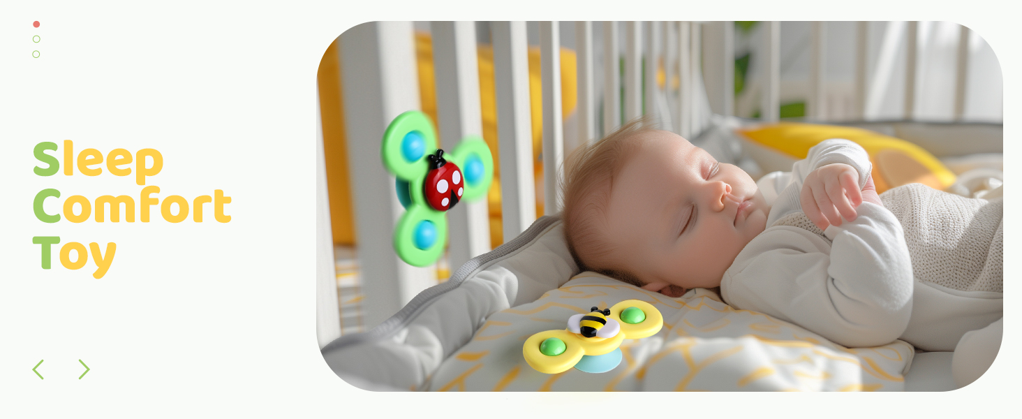 3PCS Suction Cup Spinner Toys