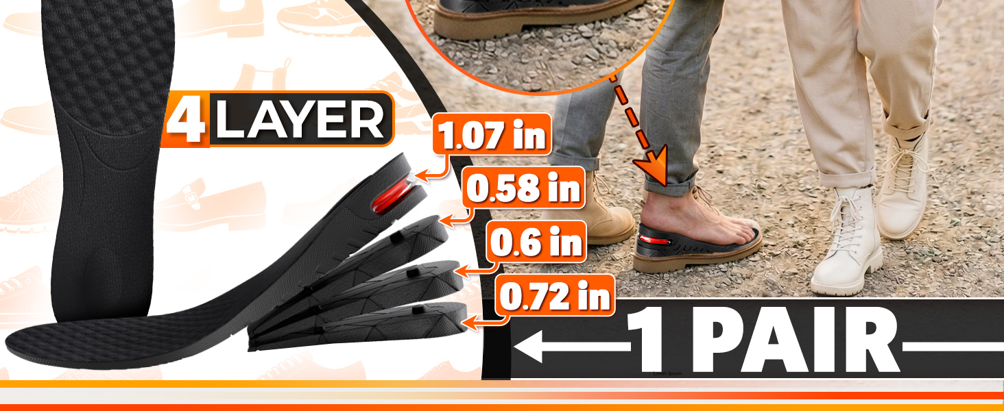 height increasing insoles insole height increase men height boosters insoles shoe inserts for height