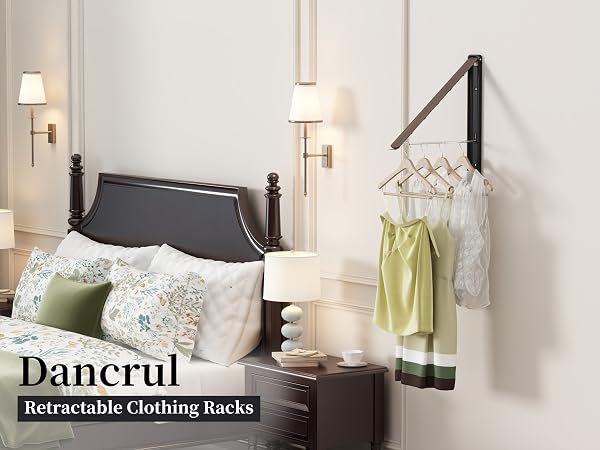 wall mount clothes hanger