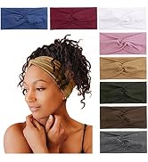 Tobeffect Headbands for Women Non Slip Turban Headband Boho Wide Head Band Womens Hair Wraps Acce...