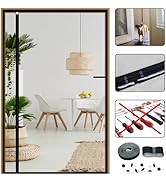 CHIYUNS Reversible Left Right Side Opening Screen Door Mesh Magnetic Closure Heavy Duty, Self Clo...
