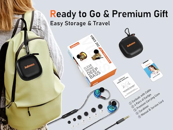 Audiovance Vibes 202_HiFi Wired Earbuds