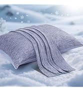 Elegear Cooling Pillow Cases for Hot Sleepers, Japanese Q-Max 0.5 Cooling Pillowcases, Both Sides...
