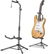 New Bee Guitar Stand, Height Adjustable Foldable Guitar Stand with Secure Support for Acoustic, E...