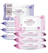 mivida Hypoallergenic makeup wipes bulk | Dermatologist Tested | Variety Box, 4 Packs Vitamin E +...