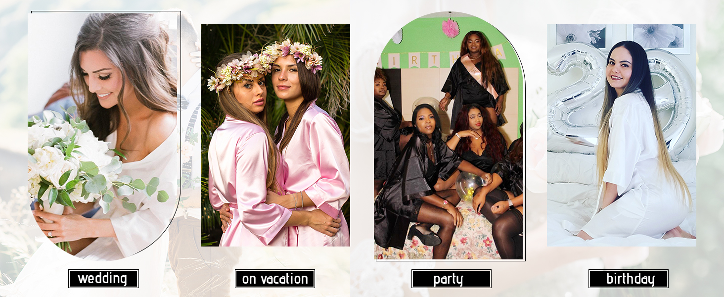 bride party robe