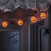 halloween pumpkin lantern string lights