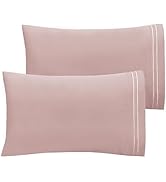 Mejoroom Hotel Luxury Queen Pillowcases – Microfiber 20x30 inches Pillow Cases Set of 2 – Soft, C...
