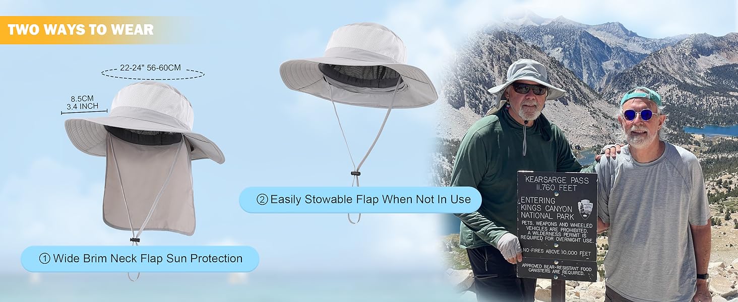 sun hat for hiking camping