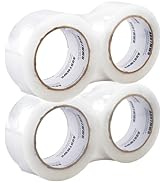 AUDTMWH Packing Tape Refills, Clear, Packaging Tape Heavy Duty Designed for Moving, Shipping and ...