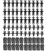 Osilly 70 PCS Engine Under Cover Splash Shield Body Bolts Screws, Universal Extruded U-Nuts Kit, ...