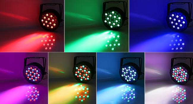 rgb stage lights