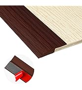 10Ft Carpet Floor Transition Strip, Self Adhesive Floor Edging Trim Strip, PVC Threshold Cover fo...
