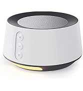White Noise Machine, 14 Soothing Sounds and Warm Night Light for Sleeping, 5 Timers and Memory Fe...
