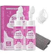 MMIOFANT Pink Sneaker Cleaner Kit-White Shoe Cleaner Foam, Waterless Stain Remover for Tennis/Sho...