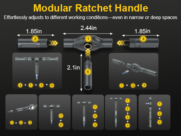 Ratchet Screwdriver Set