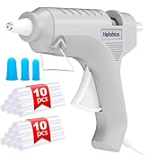 Glue Gun, Halobios Fast Preheating Hot Glue Gun Hot Melt Glue Gun with 20 Glue Sticks, Hot Glue G...
