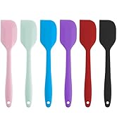 Kitchen GIMS Silicone Spatula Set 6 Pack 8.5 inch Small Rubber Spatula Heat Resistant Mini Silico...