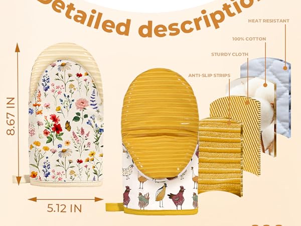 mini oven mitts