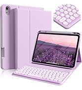 BQDIYOO Keyboard for iPad 11th Gen, 11/10.9inch iPad Case with Pencil Holder, 11inch A16/10.9" Sl...